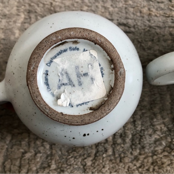 AH Kitty Cat Coffee/Tea Cup/Mug Ceramic Pottery lot 2 light blue - Picture 13 of 16